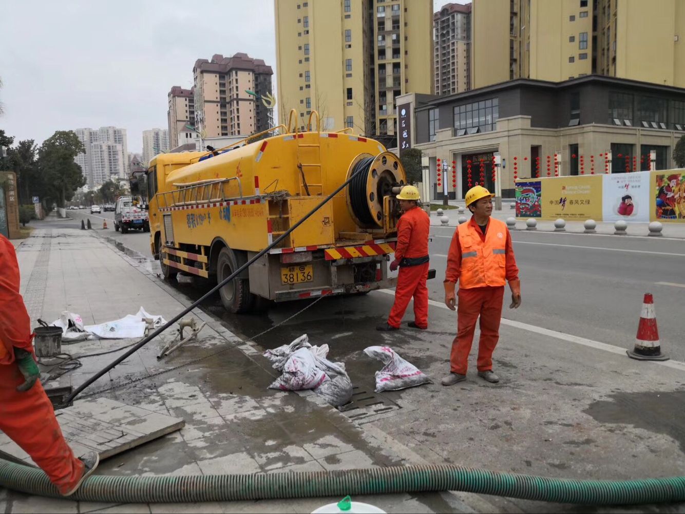 五寨排污管道清淤-管道清洗